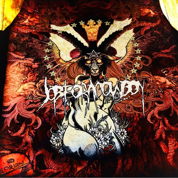 Rare Job For A Cowboy Vintage Heavy Metal/Death Metal/Deathcore Shirt 🤘🏽🔥 - Picture 3 of 5